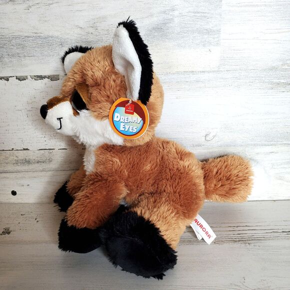 Aurora Dreamy Eyes Feggan The Red Fox 10" Cute Plush Stuffed Animal #21205 NWT - Picture 2 of 7